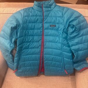 Patagonia Kids Blue Puffer Jacket